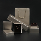 포움 삽입물 매트 엷은 조각 모양과 최고 플립 사치품 가죽 보석 박스