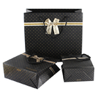 매트 엷은 조각 모양 맞춘 종이 선물 가방, 핸들과 아주 튼튼하 포장 봉지