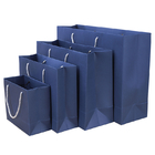 부티크 판매점을 위한 핸들과 다중기능 판지로 만드는 쇼핑 가방